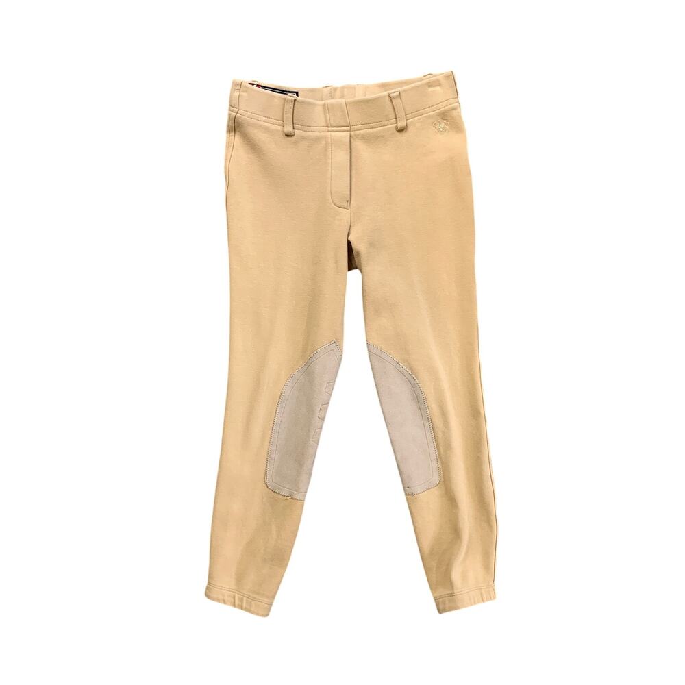 Ariat Breeches Girls 10 Scone Suede Knee Patch Jodhpur Riding Equestrian Pants